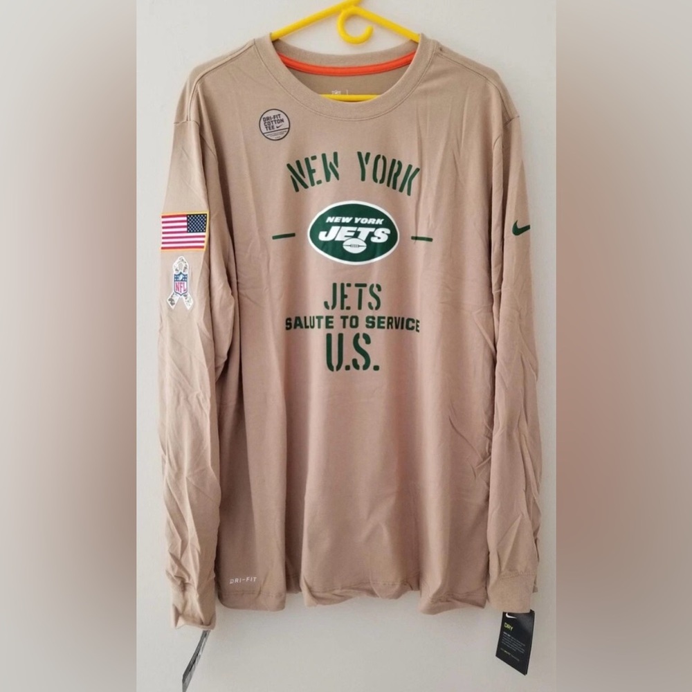 Nike Salute to Service Long Sleeve New York Jets Shirt